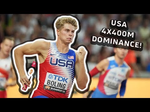 Team USA Men's 4x400m Easily Advances To World Championship Final