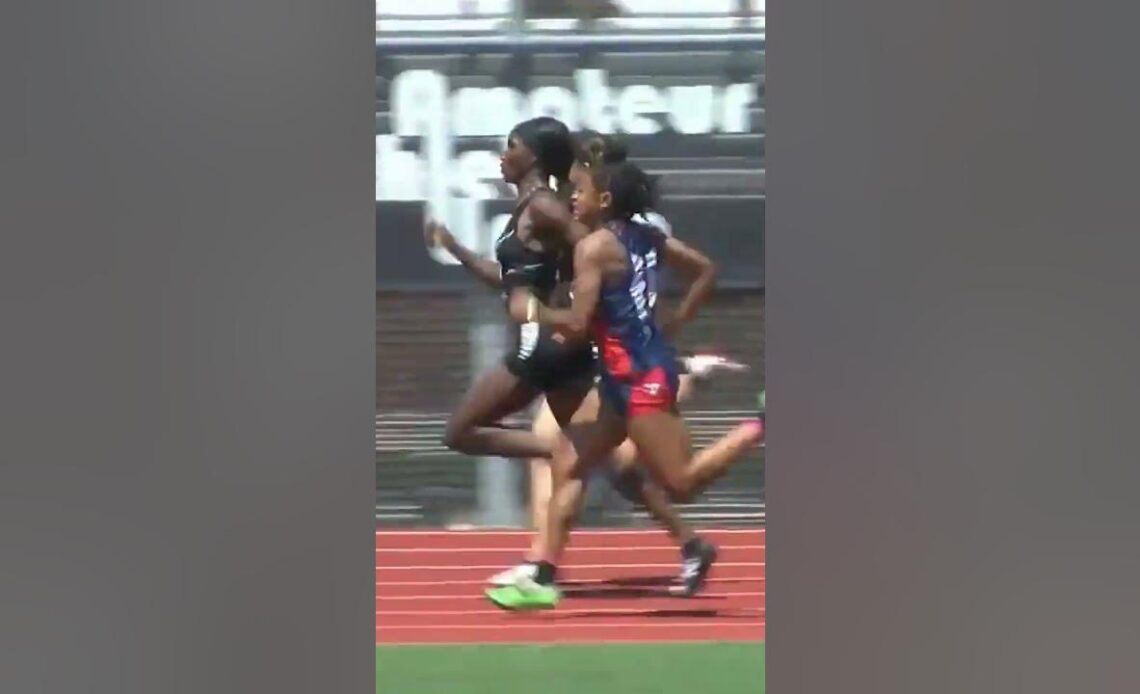 Throwback: Team USA's Talitha Diggs Wins 200m Title At 2020 AAU Junior Olympics