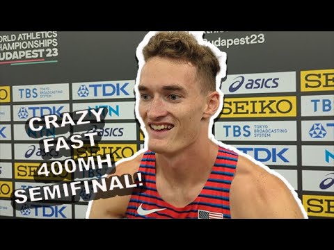 Trevor Bassitt Sets PR In 400m Hurdles To Advance To World Championship 2023 Finals