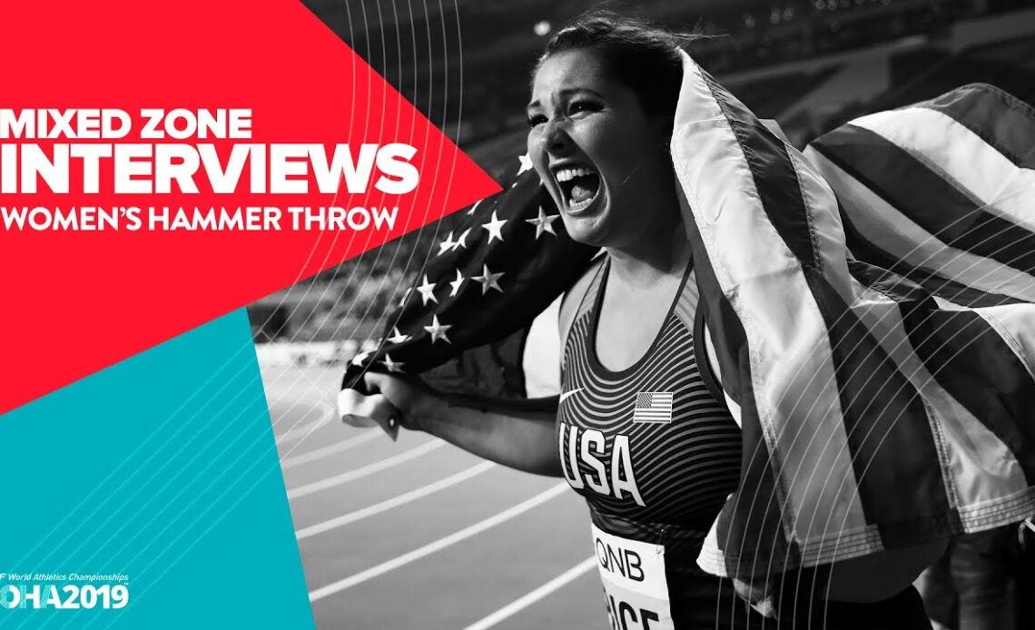 Women's Hammer Throw Interviews | World Athletics Championships Doha 2019