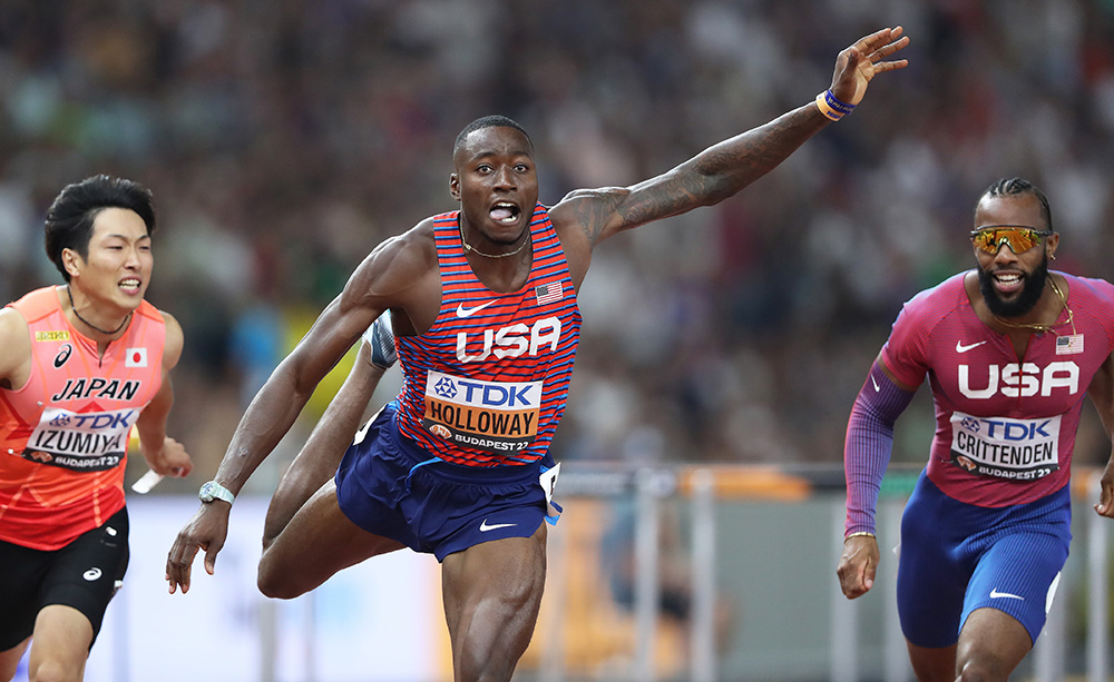 World Champs Men’s 110H — Holloway’s Biggest Margin Yet