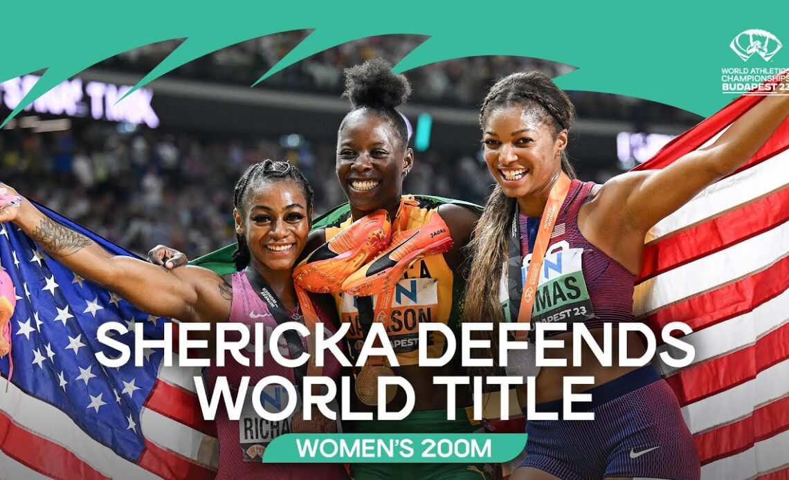 🇯🇲's Shericka Jackson storms to championship record | World Athletics Championships Budapest 23