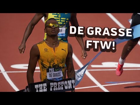 Andre de Grasse Ends Season With Men's 200m Win In Diamond League Final At Prefontaine Classic 2023