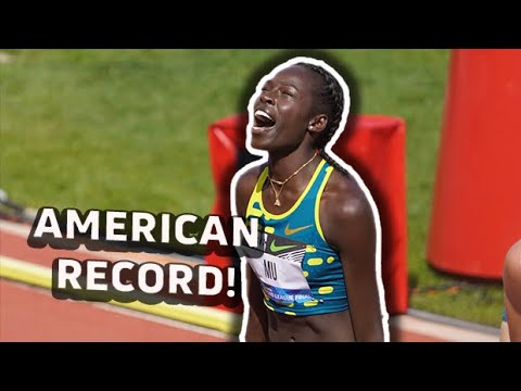 Athing Mu Bounces Back With AMERICAN RECORD In Women's 800m At Prefontaine Classic 2023