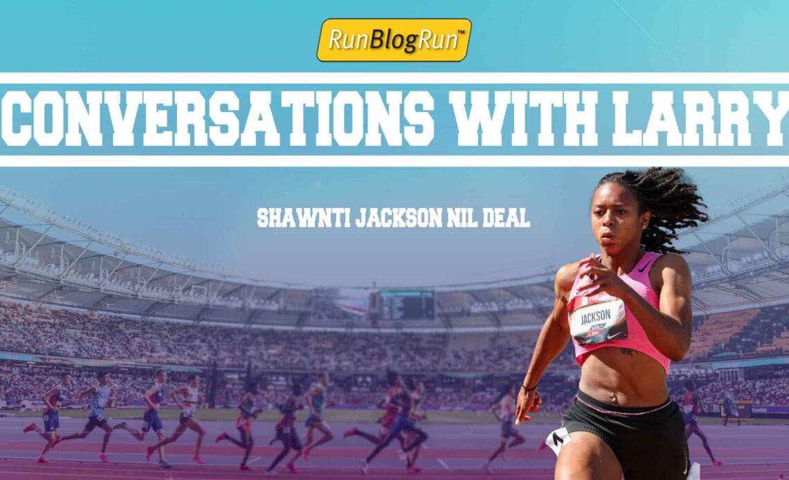 Conversations with Larry: Shawnti Jackson signs NIL deal with Brooks Running