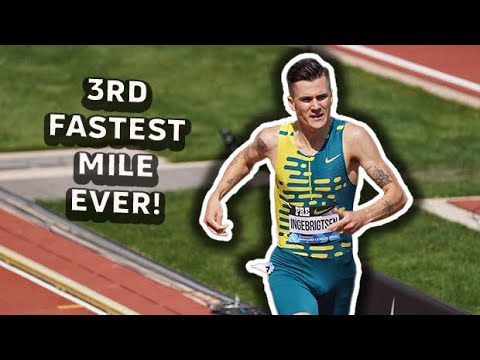 Jakob Ingebrigtsen Clocks Third-Fastest Mile EVER To Win Bowerman Mile At Prefontaine Classic