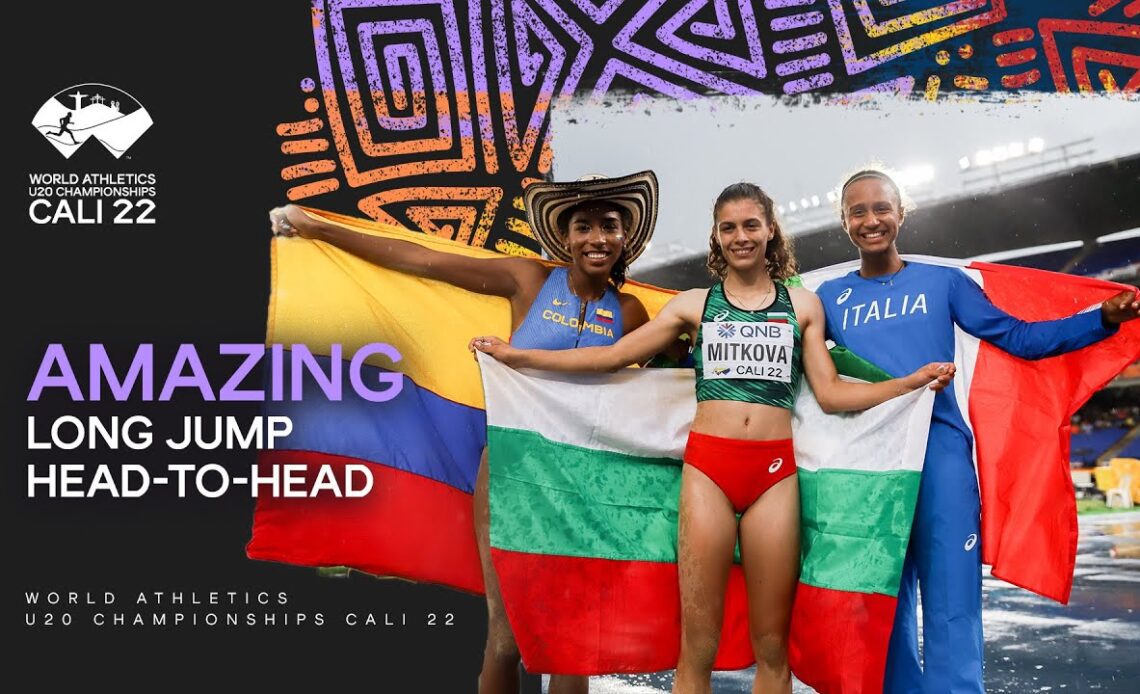 Mitkova jumps 6.66m and strikes long jump gold | World Athletics U20 Championships Cali 2022