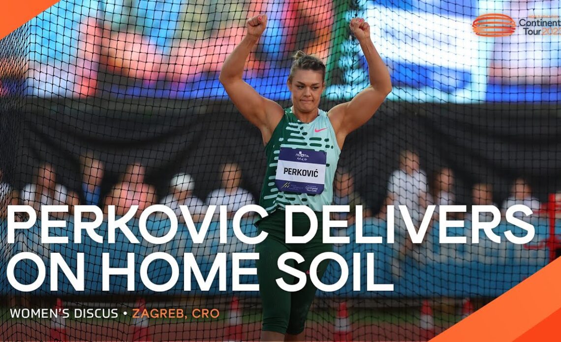 Perkovic wins the discus for the 11th time in Zagreb 😤 | Continental Tour Gold 2023