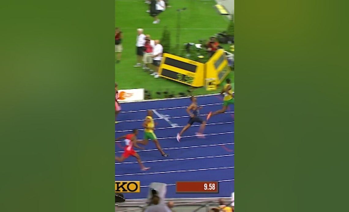 Usain Bolt's 9.58 😱 #jamaica #athletics #worldathleticschamps #sprint #usainbolt #sprinter #athlete