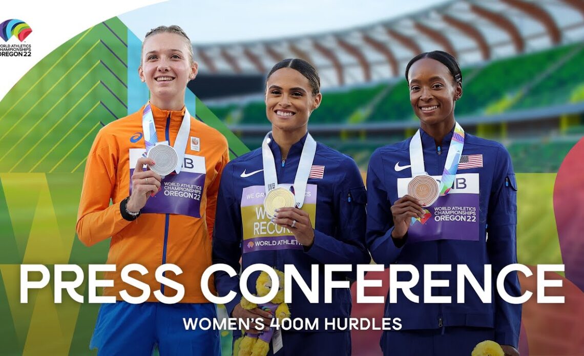 Women's 400m hurdles final press conference  | World Athletics Championships Oregon 22