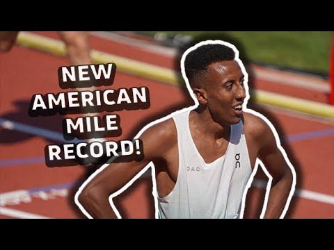 Yared Nuguse SHATTERS The American Record In The Men's Mile At The Prefontaine Classic