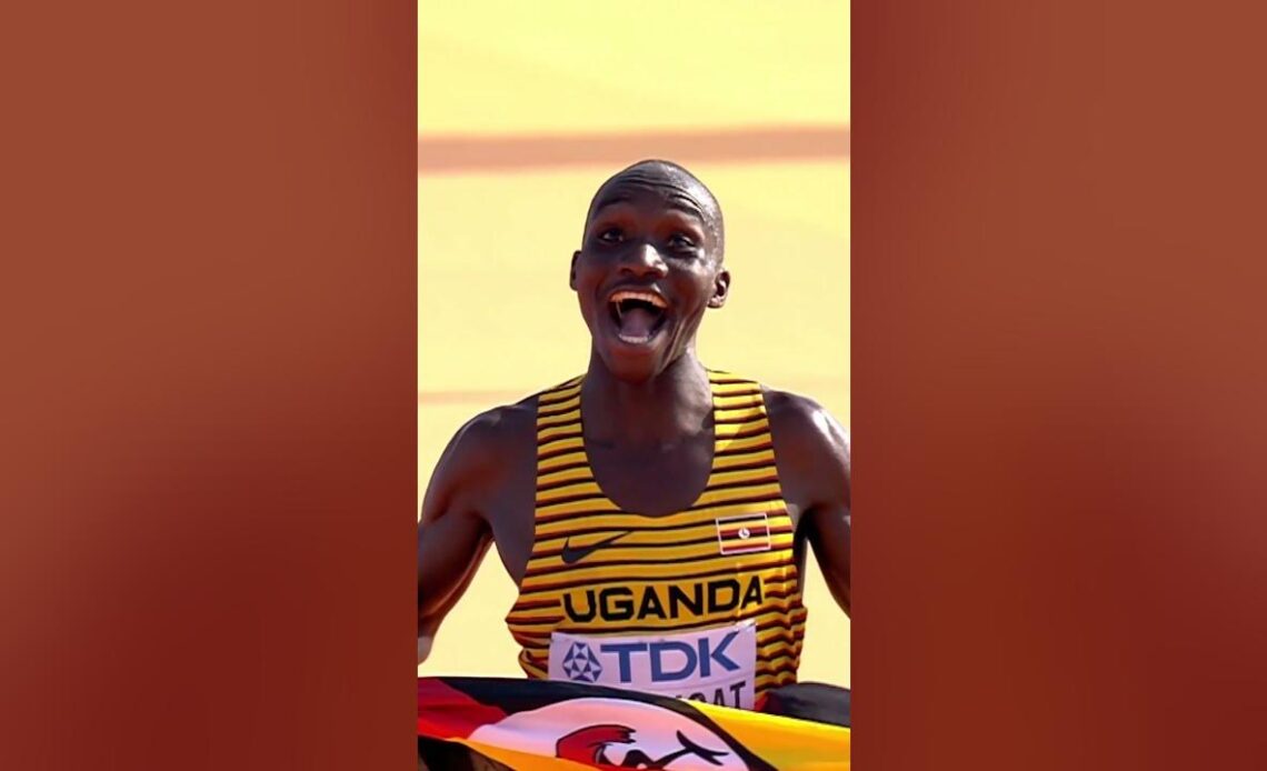 🇺🇬's Kiplimo wins historic marathon gold #athletics #worldathleticschamps #uganda #marathon