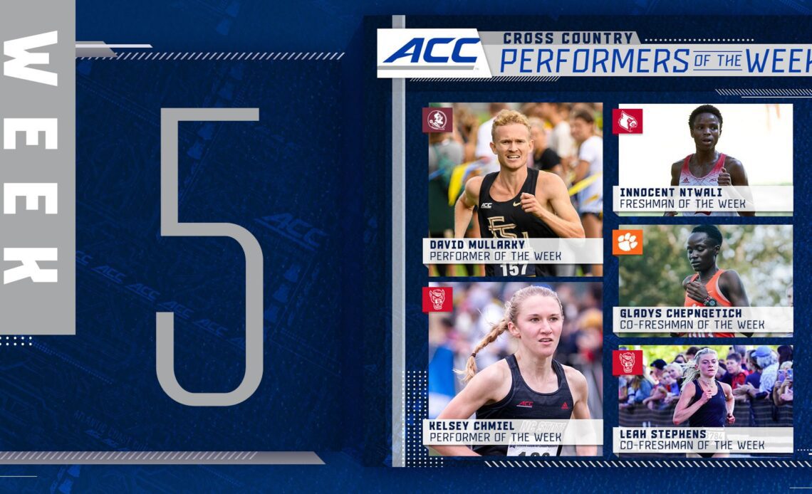 ACC Announces Week 5 Cross Country Honors
