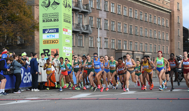 Recreational runners enjoy rubbing shoulders with elites in Riga