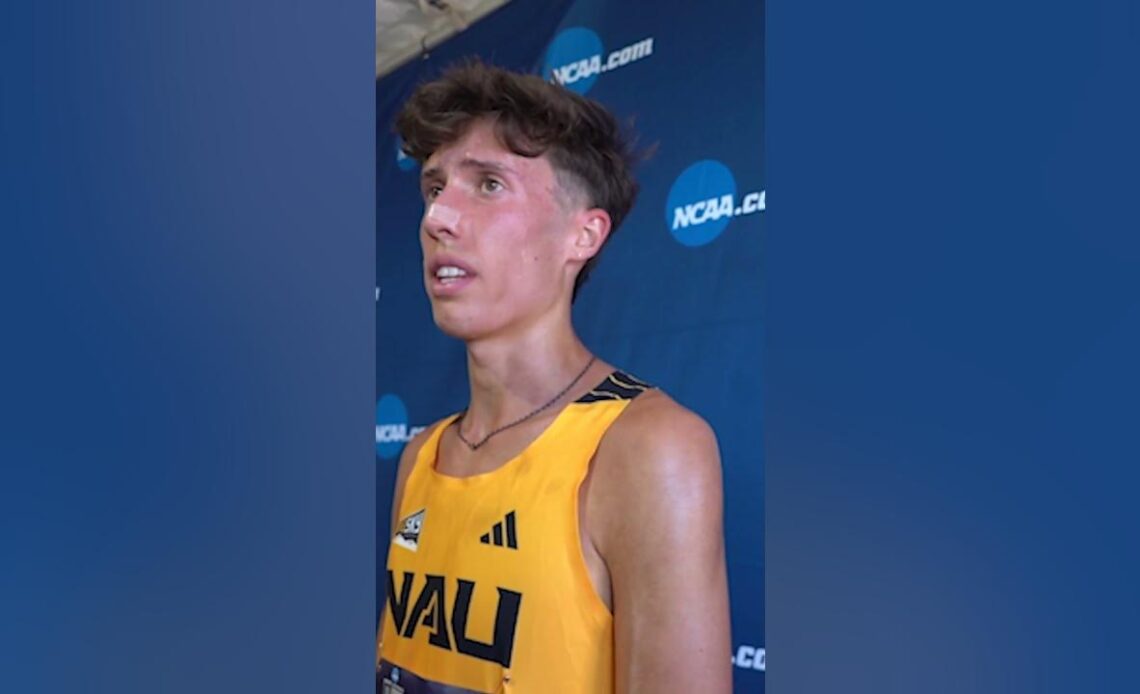 Nico Young Is Proud Of NAU Men For Hard-Fought Second Place At NCAA Cross Country Championships 2023