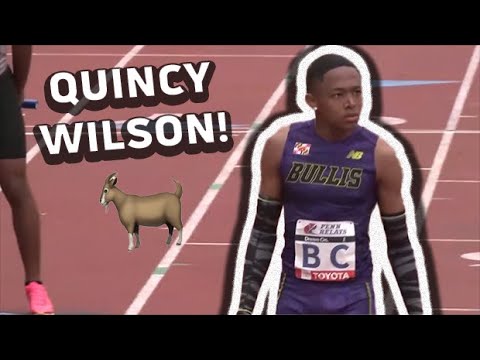 Flashback: Freshman Quincy Wilson Runs CRAZY 45.06 Split For Bullis 4x400m Team At 2023 Penn Relays