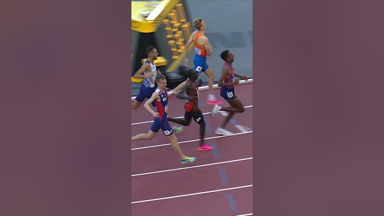 Inside lane comeback 👀 #worldathleticschamps #athletics #sports #netherlands #running