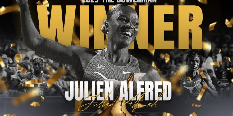 Jaydon Hibbert and Julien Alfred won the Bowerman Awards!