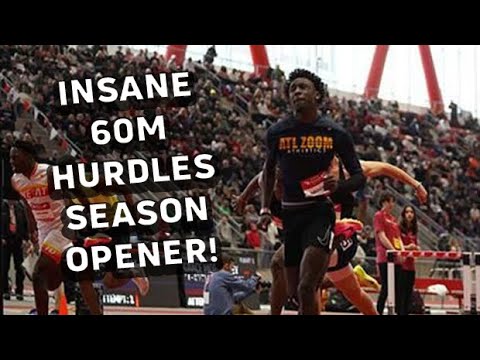 National Champion Abdoul Sy-Savane BATTLES For Impressive 60m Hurdles Win In 2023 Season Debut
