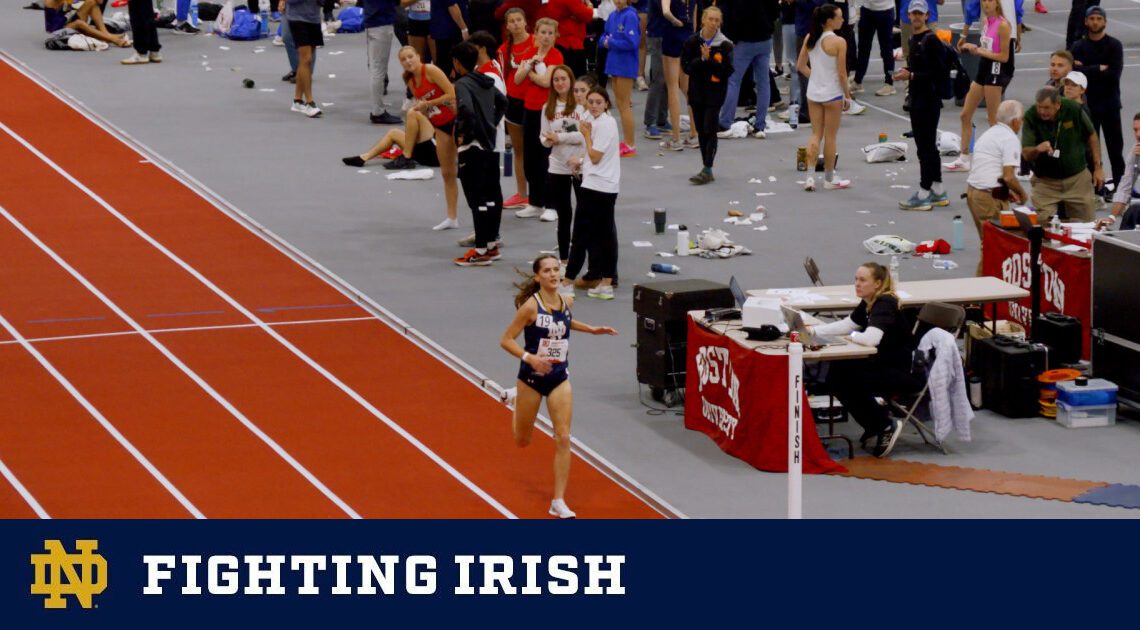 Olivia Markezich Dominates 3000m Run in Boston – Notre Dame Fighting Irish – Official Athletics Website