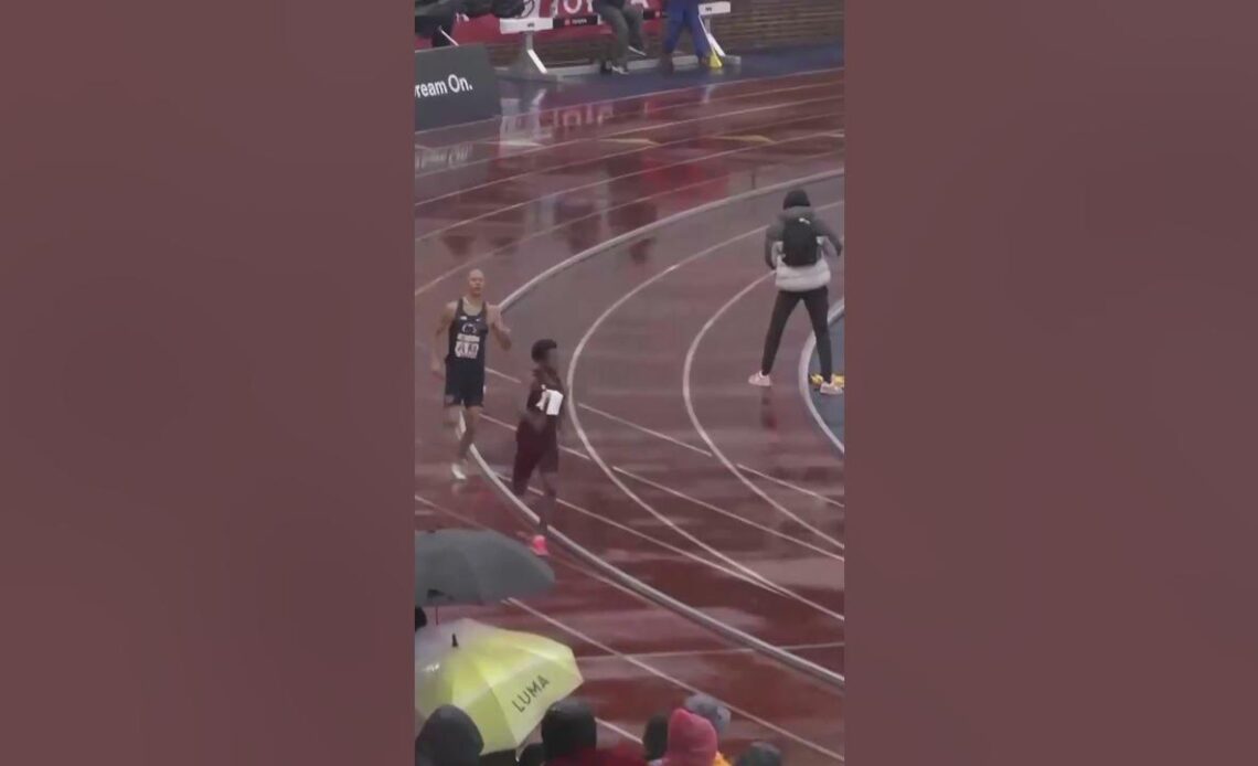 Texas A&M With The STARE DOWN At Penn Relays!