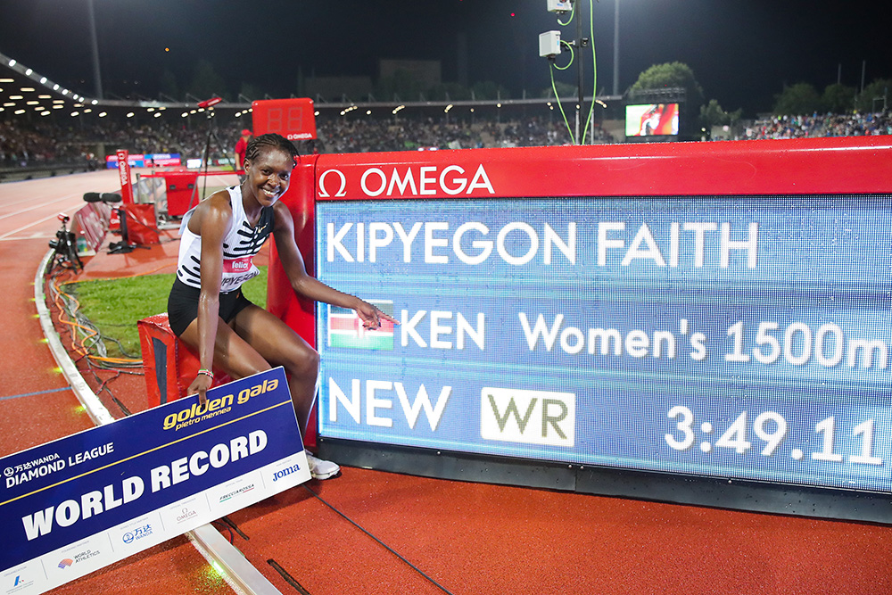 Women’s Performance Of The Year — Kipyegon’s 1500 WR