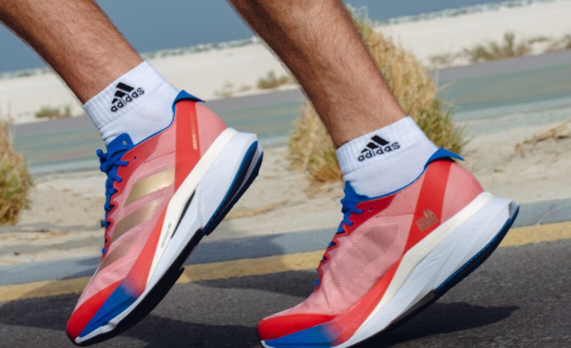 adidas LAUNCHES DUBAI MARATHON ADIZERO BOSTON SHOES