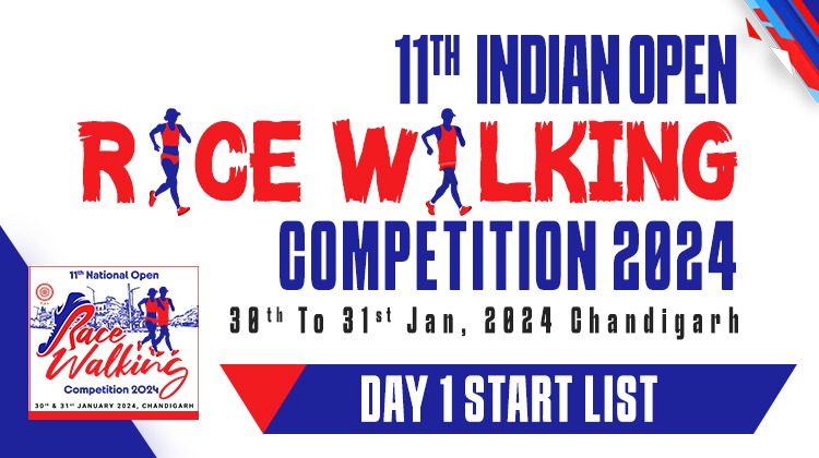 11th National Open Race Walking Competition 2024 – Rejected List