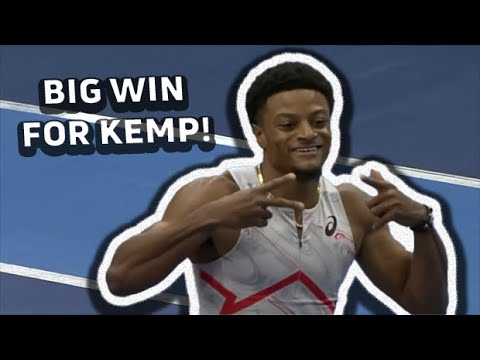 American Demek Kemp Beats Out Andre De Grasse In Men's 60m At World Indoor Tour Astana Meeting