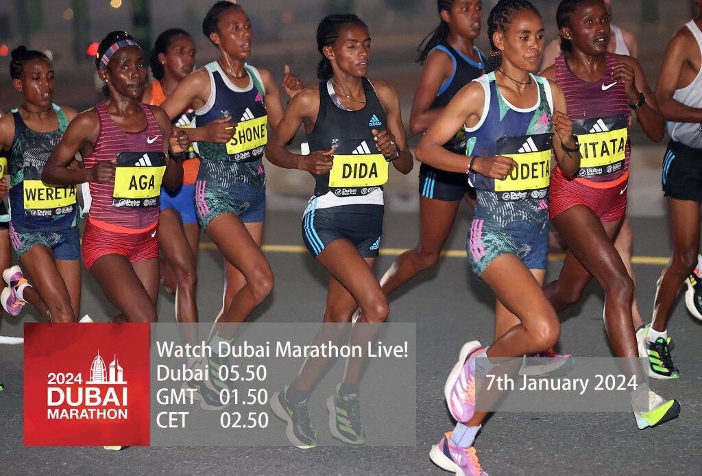 Coffee with Larry, 2024 Dubai Marathon announces its Streaming LIVE FREE Coverage, NB Indoor Grand Prix, Astana Indoor Meeting, Courtney Frerichs leaves Bowerman TC