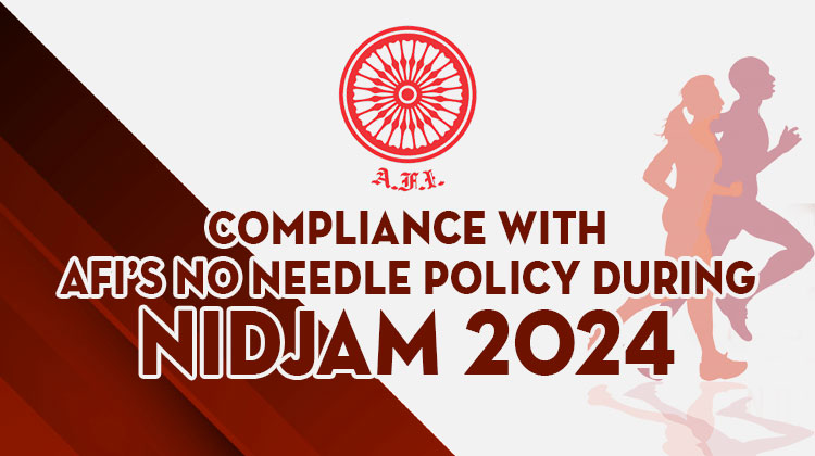 Compliance with AFI’s No Needle Policy during NIDJAM 2024
