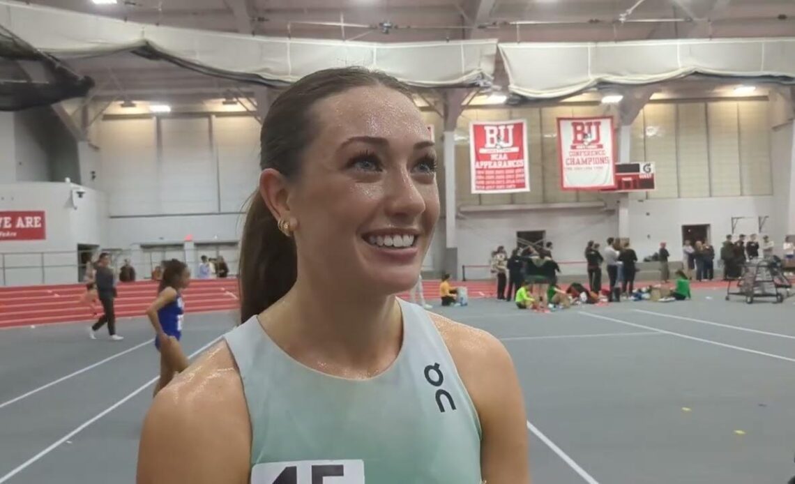 Courtney Wayment Talks About Her Huge 5k Personal Best Of 14:49.78 To Hit Olympic Standard At BU