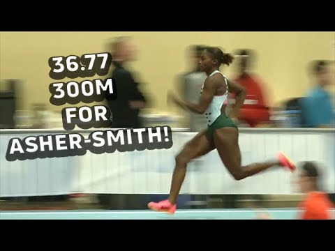 Dina Asher-Smith Clocks 36.77 To Win Women's 300m At Dr. Martin Luther King Jr. Collegiate Invite