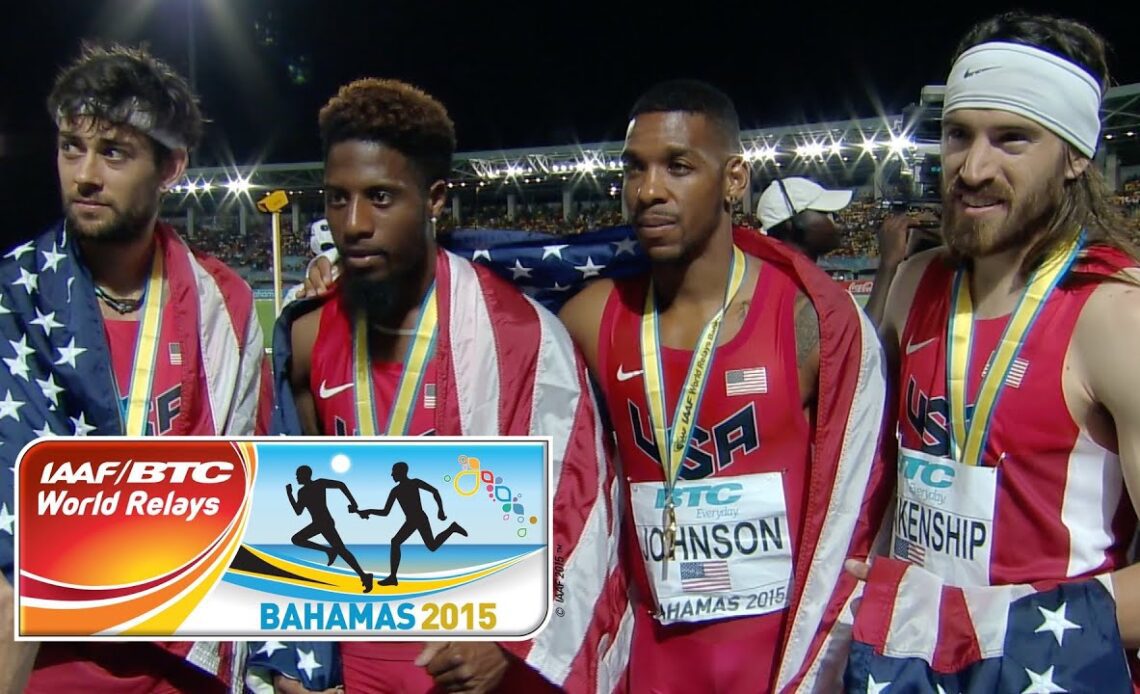 IAAF World Relays Bahamas 2015 - Distance Medley 10 Laps Men Team USA Gold