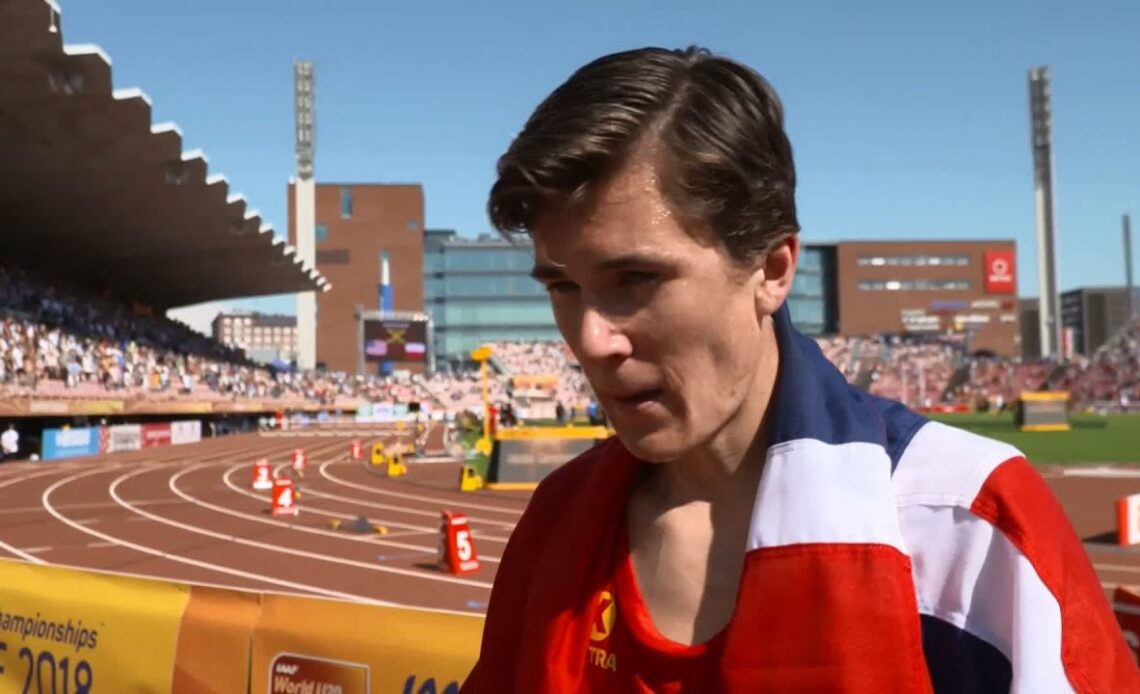 IAAF World U20 Tampere - Jakob Ingebrigtsen NOR 5000 Metres Bronze