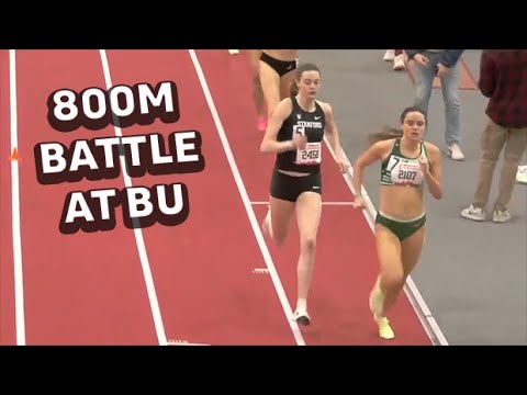 Lucia Stafford And Roisin Willis Battle In 800m At 2024 BU Terrier Classic And Both Dip Under 2:02