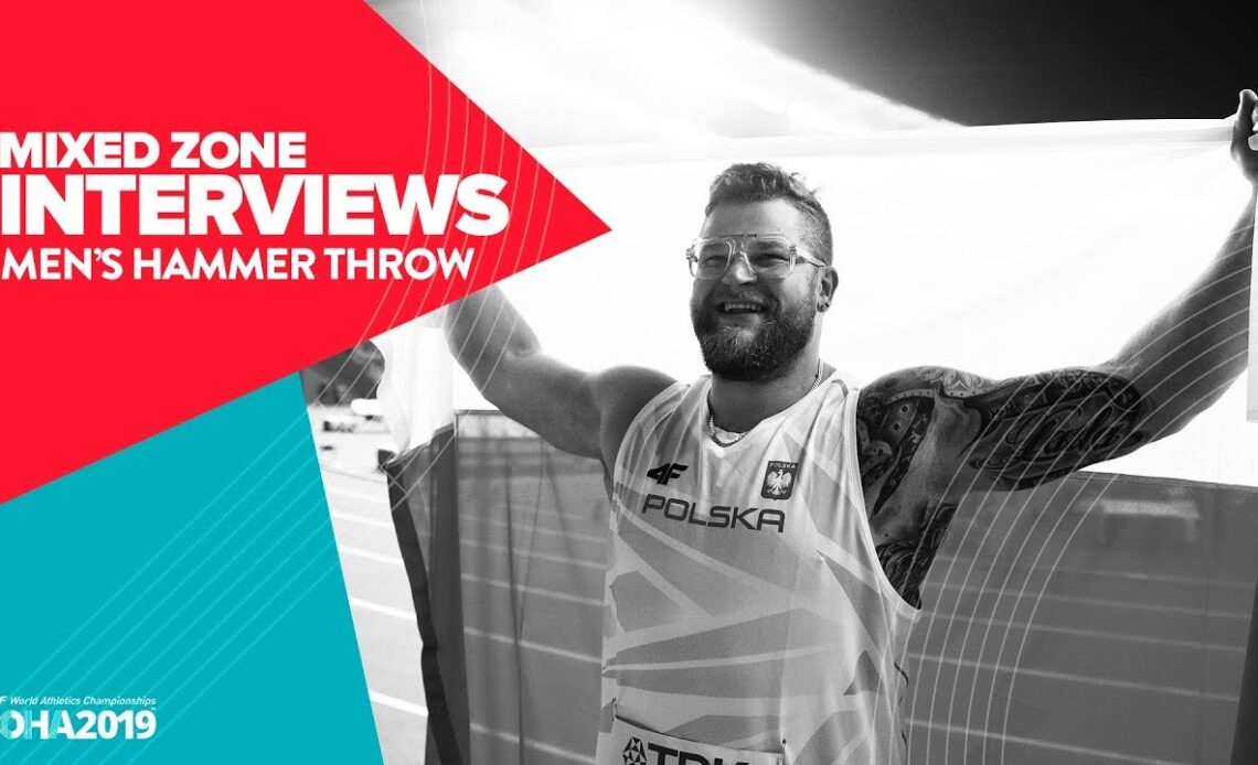Men's Hammer Throw Interviews | World Athletics Championships Doha 2019