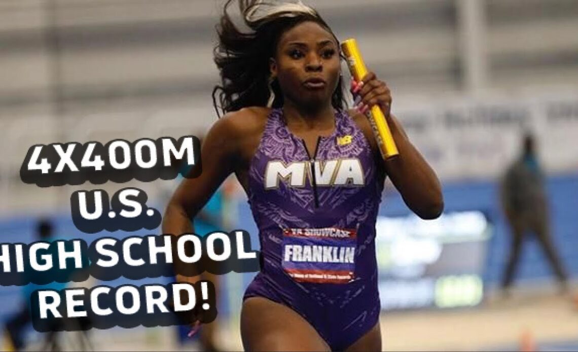 New High School Girls 4x400m National Record! Montverde Academy Bests Record That Stood For 20 YEARS