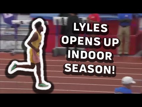 Noah Lyles Opens 2024 Indoor Season With 6.63 60m Win At Florida Collegiate Invitational