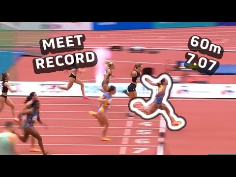 Poland's Ewa Swoboda Runs 7.07 60m Meet Record in Ostrava