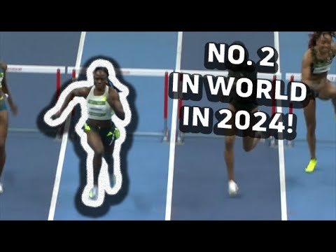 Tobi Amusan Clocks Current World No. 2 7.77 In Women's 60m Hurdles At World Indoor Tour Astana 2024