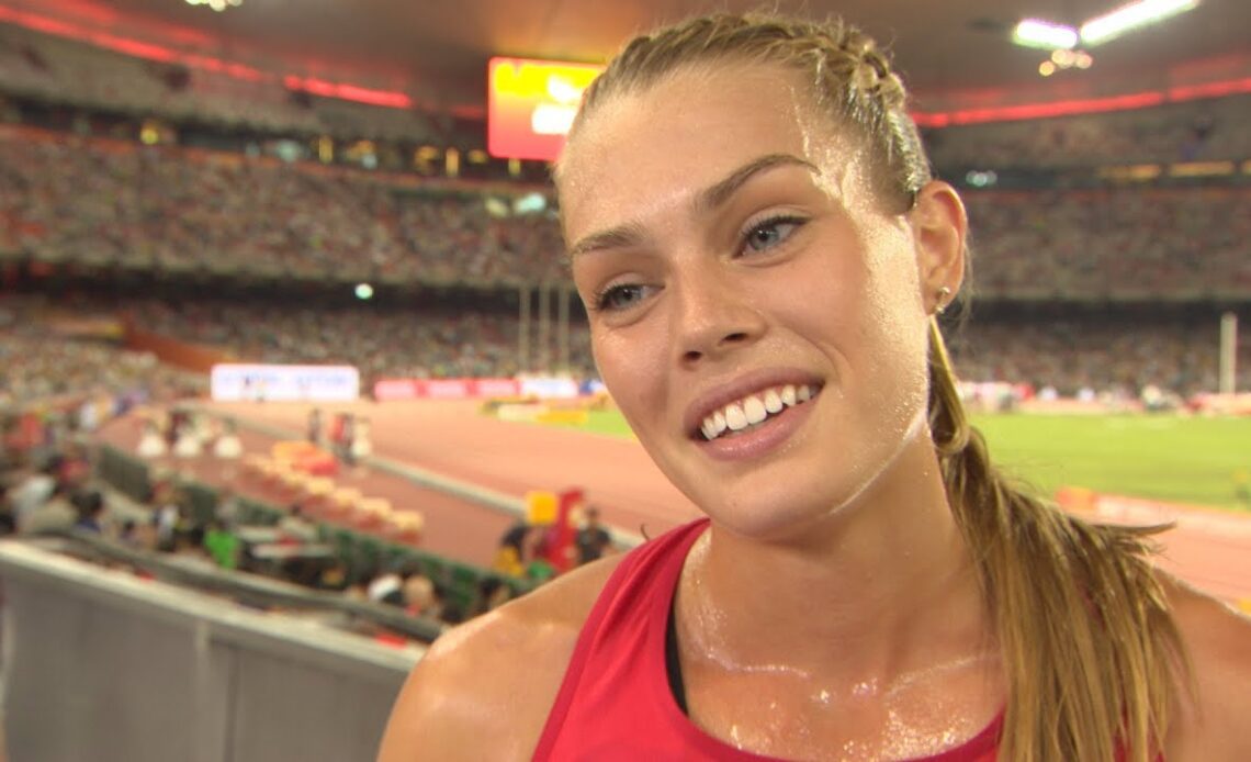 WCH 2015 Beijing - Colleen Quigley USA 3000m Steeplechase Final 12th