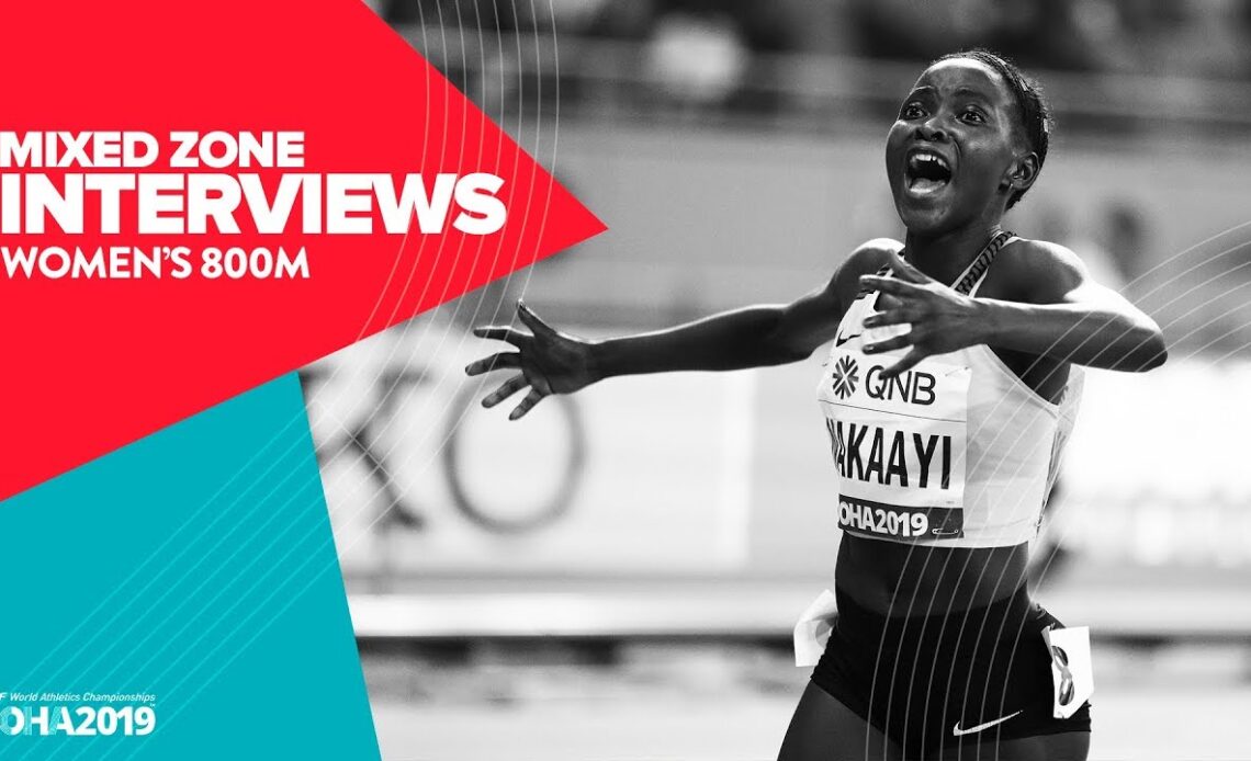Women's 800m Interviews | World Athletics Championships Doha 2019