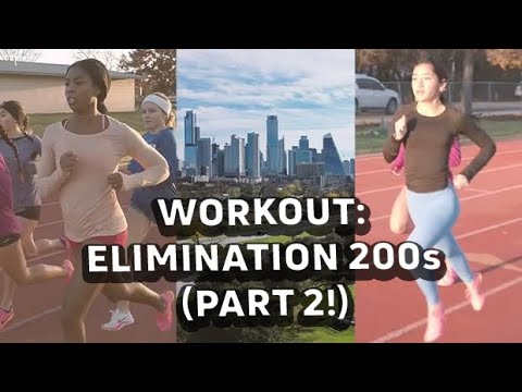 Workout: Elimination 200ms Part Two With Born To Run Track Club Girls
