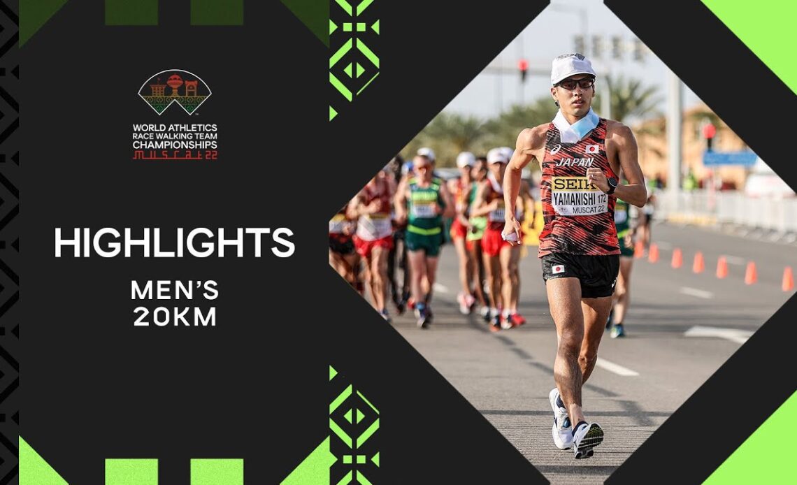 Yamanishi win gold in the men's 20km | World Athletics Race Walking Team Championships
