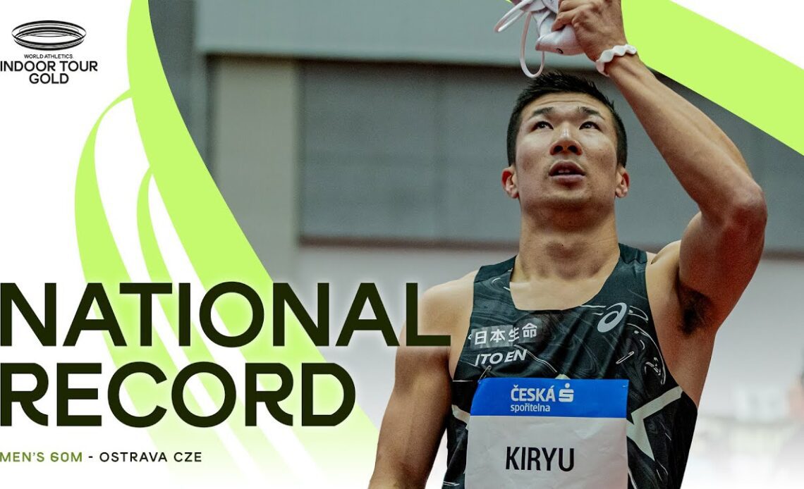 🇯🇵's Kiryu breaks 60m national record | World Indoor Tour 2024