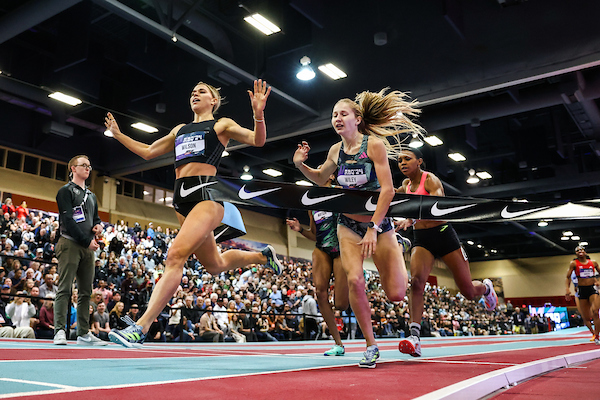 SPRINT SHOWDOWN, BIG THROWS HEADLINE FINAL DAY OF USATF INDOOR CHAMPIONSHIPS