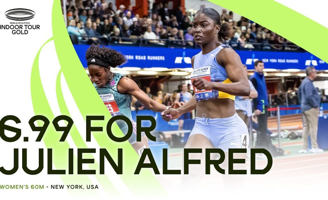 Alfred dips under 7 seconds in New York 🚀 World Indoor Tour 2024