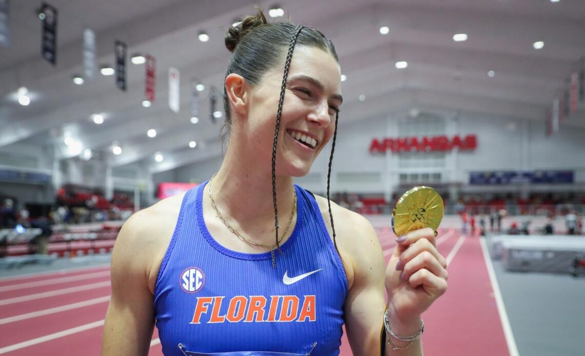 Bryant and Women’s DMR Crowned SEC Champions: 13 Gators Advance to Saturday Finals