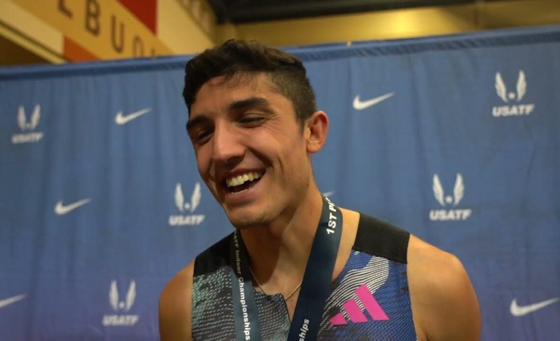 Bryce Hoppel Feels Like He Has What It Takes To Podium At World Indoors After USA Indoors 800m Win
